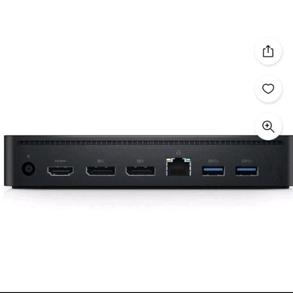 DELL D6000 DisplayLink Universal Docking Station +130W AC USB 3.0 / USB-C UHD 4K - Picture 2 of 16